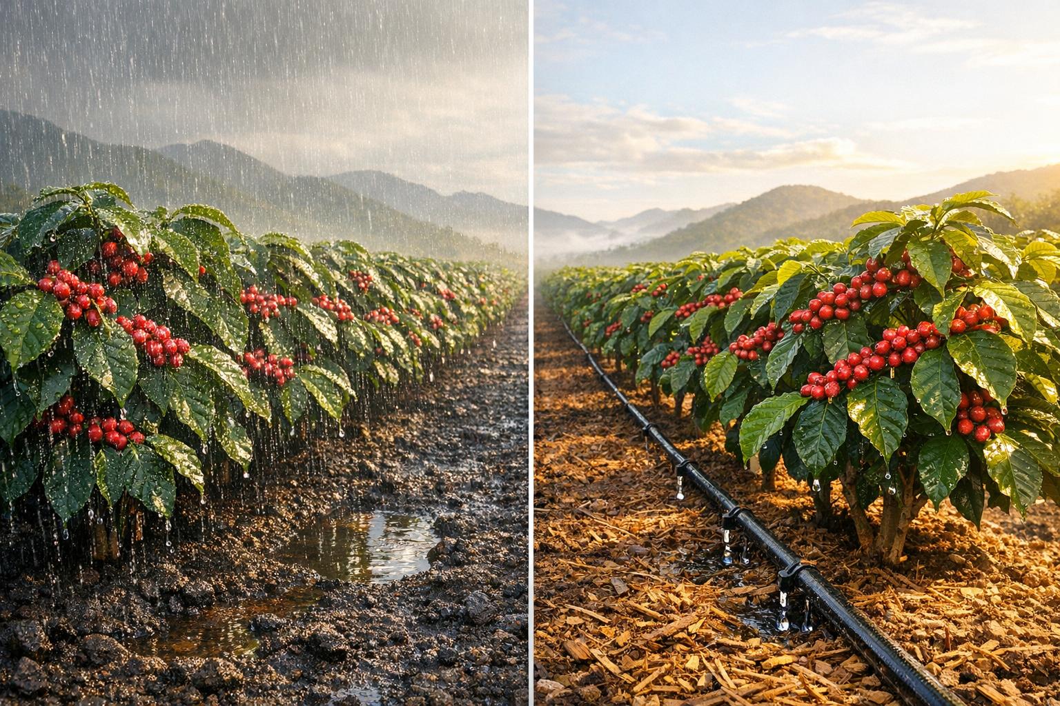 Irrigation vs Rainfall in Coffee Farming