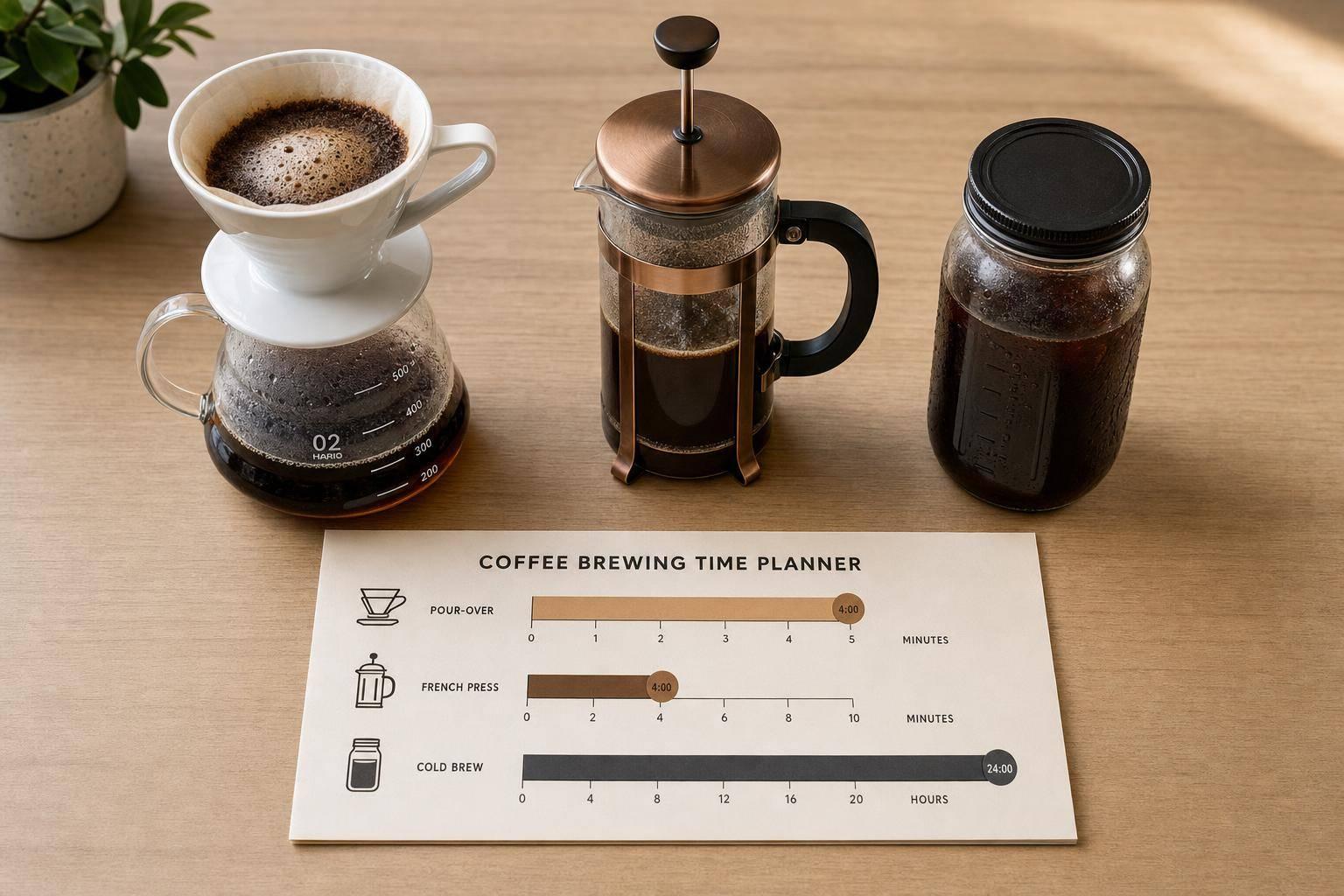 Coffee Brewing Time Planner